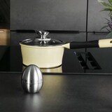 thumbnail of Intirilife Eieruhr in SILBER - 6 x 7.5 cm - Rostfreier Edelstahl Küchentimer in elegantem Eierform Design