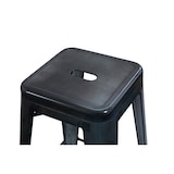 thumbnail of Halenbeek Tabouret de bar Iron gris métal, 75 x 51 x 51 cm, gris