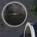 thumbnail of Espejo de baño Laconia Ø 70