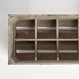 thumbnail of Sitztruhe m. Flascheneinteilung, Holz 40x20,5x29