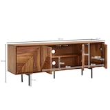 thumbnail of WOHNLING TV Schrank 140x54x33 cm Lowboard Holz Fernsehkommode Fernsehschrank