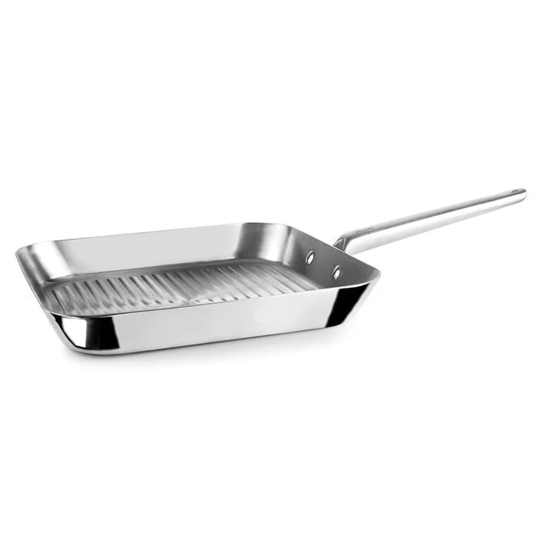 IBILI grill ondulado acero y aluminio 5PLY ELEMENT 28x28 cm
