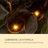 thumbnail of Mystic Tree Solarbrunnen LED-Beleuchtung Polyresin Dunkles Holz