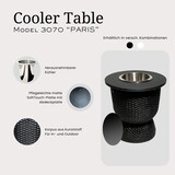 thumbnail of COOTAB Cooler Table PARIS 3-in-1 Loungetisch mit Edelstahl-Kühler - Schwarz