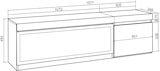 thumbnail of Mueble TV, Televisión, 160, Para TV hasta 65", Chimenea eléctrica XXL, Roble _422_5