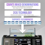 thumbnail of Jubula MV-550 Contador de Billetes de Denominación Mixta | Pantalla táctil | 2 CIS | EUR USD GBP | Contador de Dinero