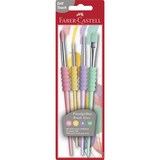 thumbnail of Faber Castell Pinsel mit Softgriffstück 4er-Set Pastell