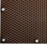thumbnail of NYVI Polyrattan Balkon Sichtschutz Privafence - Balkonbespannung mit Metallösen - UV-fest, Wetterfest, Blickdicht 500x100 cm Braun