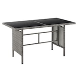 thumbnail of SVITA MADISON polyrattan dining set tuinmeubelset rotan lounge hoekbank grijs