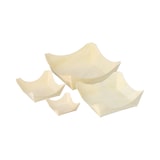 thumbnail of 10 X 50 Fingerfood - Schalen, Holz "pure" eckig 3,5 cm x 10 cm x 10 cm