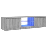 thumbnail of vidaXL TV-Schrank mit LED-Leuchten Grau Sonoma 140x40x36 cm