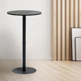 thumbnail of Mesa de bar redonda Hereford preto/ preto/60 cm