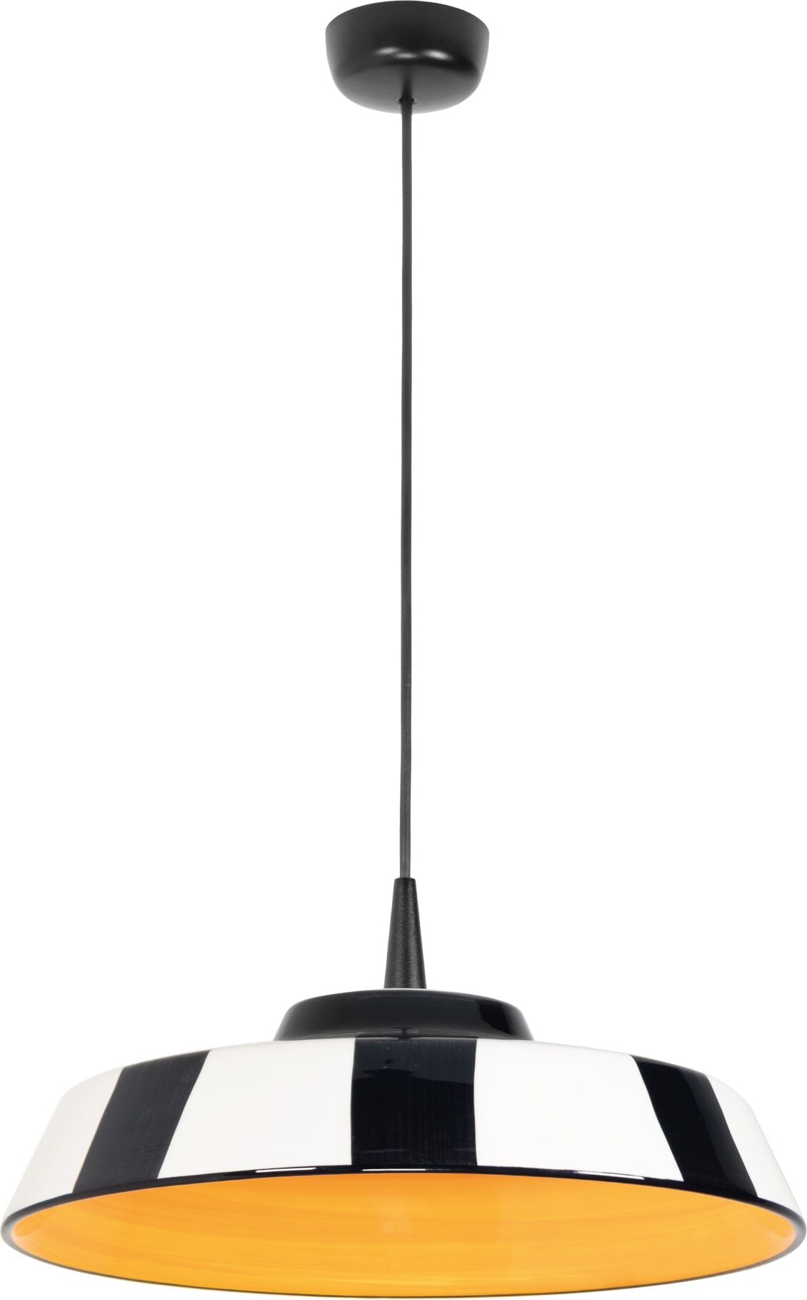 Circus LED-Pendelleuchte, 8W, 2700K, 645lm, Keramik, Made in Italy, Ø 35cm, Gelb, Modulares Design, Innenbereich, Schutzart IP40, Design-Hängelampe