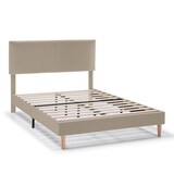 thumbnail of Estructura de cama tapizada Lauren de 30 cm, 150x190 cm, Beige