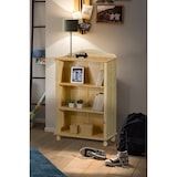 thumbnail of Möbilia Estante | com 2 prateleiras | madeira de pinho | L 77 x P 30 x A 116 cm | lacado à cor natural