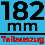 thumbnail of Schubladenschienen 2 STÜCK Teilauszug Rollenauszug Kugelführung H 17 L 182 mm