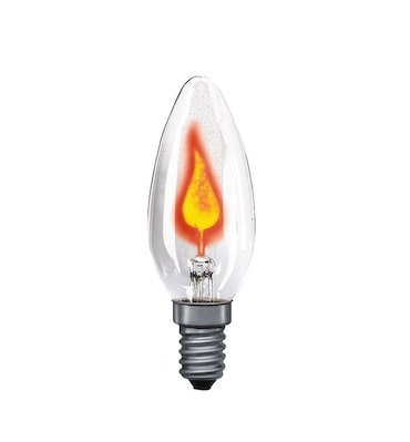 Paulmann Ampoule à incandescence Flamme scintillante  E14 230V 1lm 3W   Clair 53000