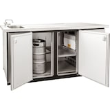 thumbnail of KBS Getränketheke mit 1 Becken rechts 1490x688x920 mm Umluftkühlung 230 Volt