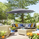 thumbnail of Outsunny Ombrellone da Giardino a Braccio Deluxe Inclinabile Φ3m