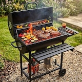 thumbnail of Barbecue A Carbone Con Coperchio Termometro Integrato Ideale Per Giardino Terrazzo E Balcone 112 x 63.5 x 97 Cm Nero