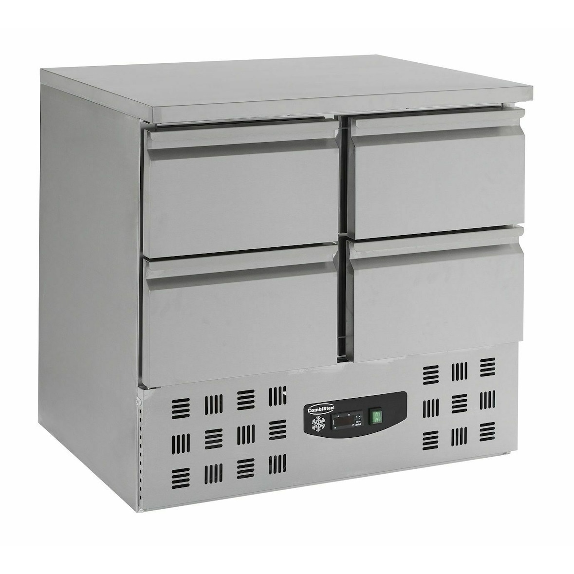 Gastro Kühltisch Kühltheke Kühlung, 4 Schubladen, 900x700x875mm