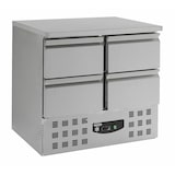 thumbnail of Gastro Kühltisch Kühltheke Kühlung, 4 Schubladen, 900x700x875mm