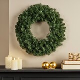 thumbnail of 1 Künstlicher Tannenkranz 60cm Deko Kranz Winter Weihnachten Weihnachtskranz Adventskranz Winterdeko Weihnachtsdeko Grün