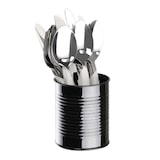 thumbnail of Olympia Frittenbüchse | Stahl | schwarz | 11 x 9(Ø)cm | 25 Dosen