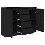 thumbnail of vidaXL Sideboard mit Schubladen Schwarz Eichen-Optik 100,5x35x76 cm