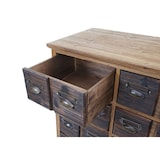 thumbnail of Apothekerscommode HWC-F33, ladekast, massief dennenhout vintage 90x100x35cm