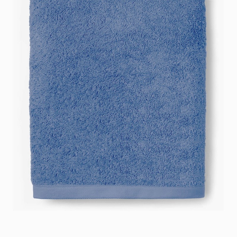 RS Textil - Toalla de baño 700 Gr. 100% Algodón orgánico. Sábana (100x150 cm). Color Azul