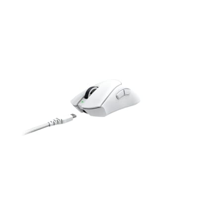 RAZER DeathAdder V3 Pro Blanco - Ratón e-sports ergonómico inalámbrico ultraligero.