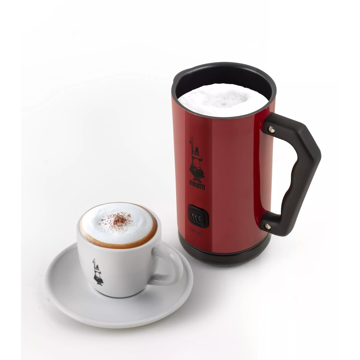 Bialetti Milchaufschäumer Cappuccinatore rot
