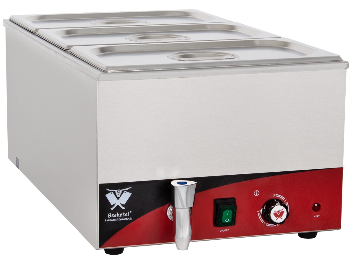 Beeketal Speisenwärmer Wasserbad Bain Marie BBM-3
