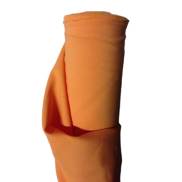 Au 50 metres Tissu BURLINGTON polyester ORANGE infroissable uni decoration nappe largeur 150 cm