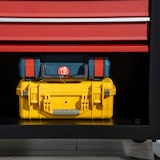 thumbnail of DURHAND carro de herramientas taller móvil con ruedas 4 cajones compartimento de almacenamiento y asa lateral carga 130 kg para garaje 69x33x75 cm