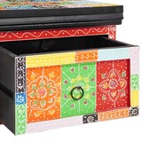 thumbnail of vidaXL Nachttisch 2 pcs Mehrfarbig 40 x 30 x 28 cm Massivholz Mango