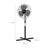 thumbnail of Ventilateur sur pied 40cm avec telecommande Clatronic VL 3741S Noir