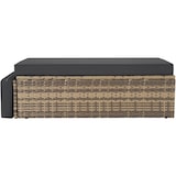 thumbnail of tectake Canapé de jardin CORFOU modulable - marron naturel - 403688