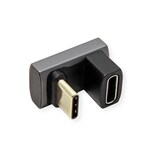 thumbnail of ROLINE USB4 Gen 3x2 Adapter Typ C ST/BU, Aluminium, 360°, breit, silberfarben