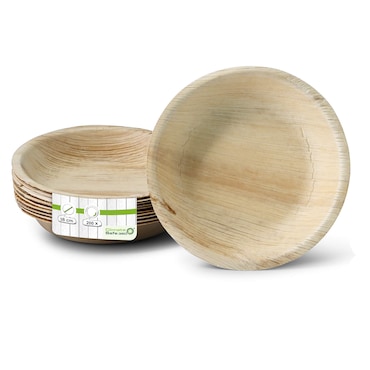 greenbox - Prato Palmware®, aprimorado, Ø 18 cm, fundo, redondo, 200 Peças.