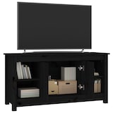 thumbnail of vidaXL TV-Schrank Schwarz 103x36,5x52 cm Massivholz Kiefer