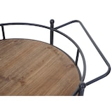 thumbnail of Servierwagen HWC-A43, Barwagen Teewagen, Tanne Holz massiv Vintage 100x50x43cm