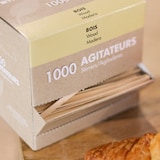 thumbnail of Agitateurs en bois 11 cm en boite distributrice par 1000