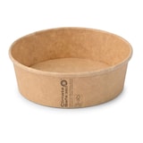 thumbnail of BIOZOYG Salatschale 300 Stück 400 ml braun Suppenschalen Einwegschalen Einweggeschirr Deli Container Bowl to go Kartonschale Einweg Suppenbehälter