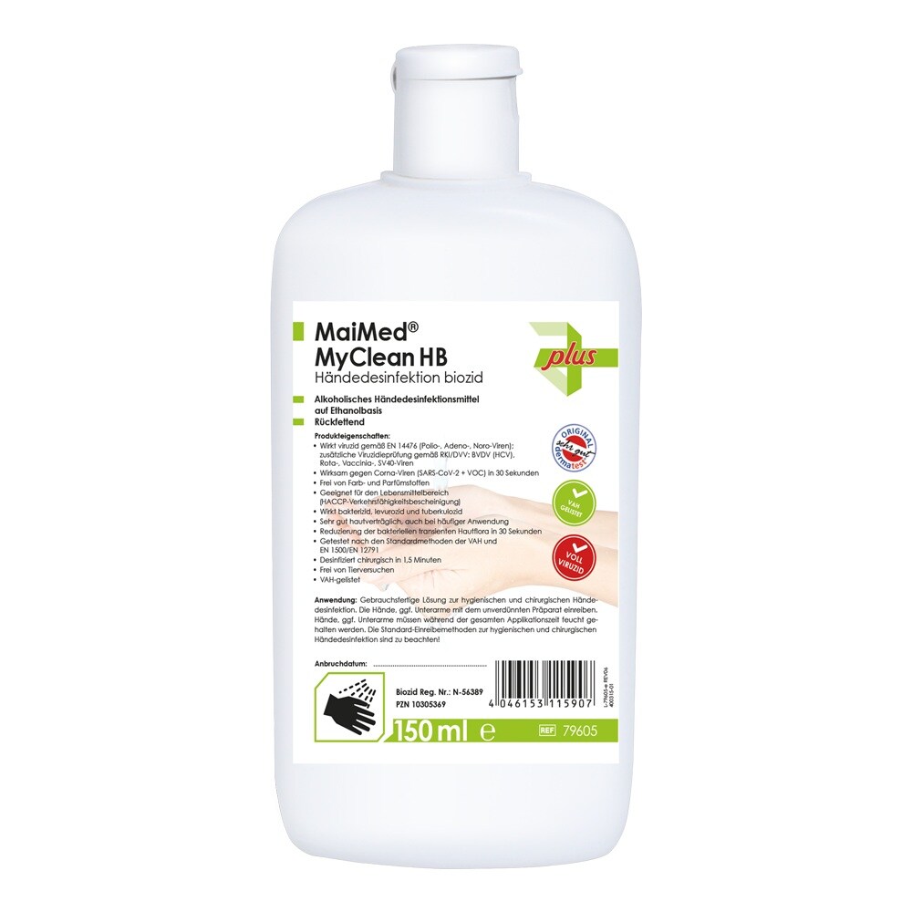 MaiMed MyClean HB - Händedesinfektionsmittel - 42 x 100ml - Handdesinfektion