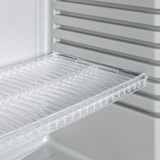 thumbnail of Brooklyn 24 Mini-Kühlschrank Glastür LED Ablage Silber