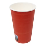 thumbnail of MONOUSO - Vaso Cartón Rojo "Colores" 600ml Ø9,4cm (20 Uds)