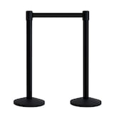 thumbnail of Top Eventi Store Coppia di Colonnine Tendinastro nere nastro nero 2.5 m