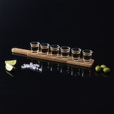 thumbnail of Houten Plank met 6 Shot Glazen